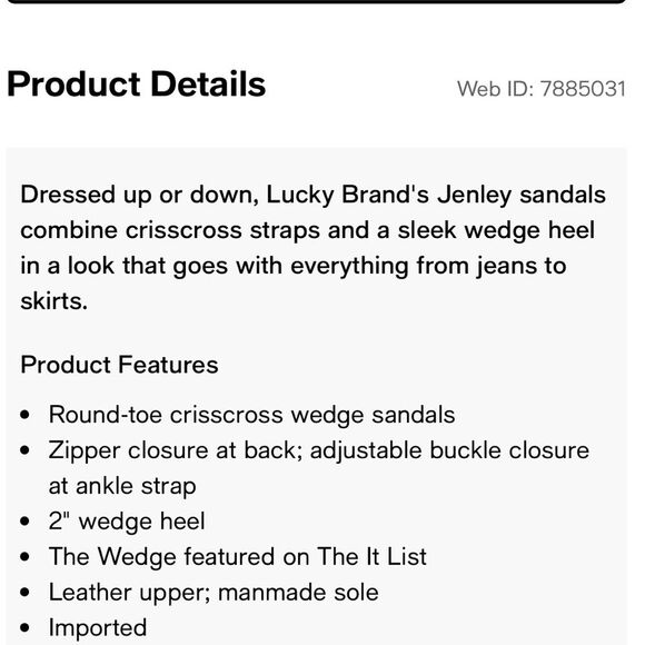 Lucky Brand Women's Jenley Wedges Sz 8 EUC Tan Leather - Picture 16 of 16